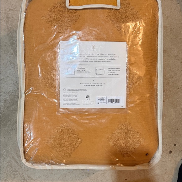 Threshold Orange Quilted Bedding Set - Picture 7 of 8